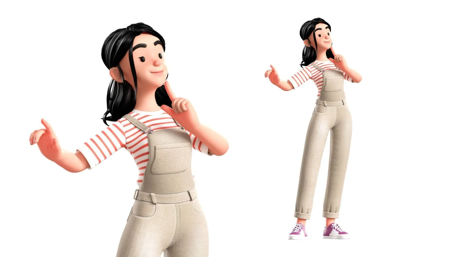 Designer Girl Woman high quality details showcase